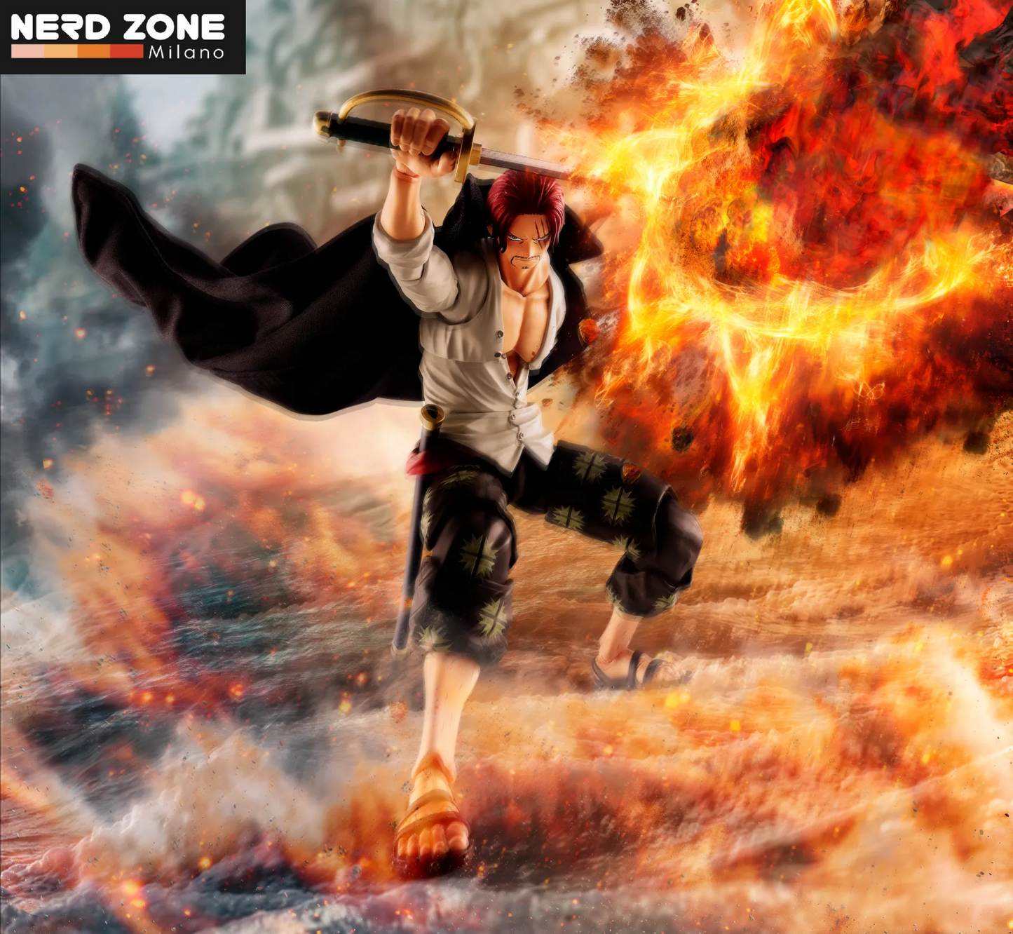 PRE ORDINE - BANDAI - S.H. FIGUARTS One Piece Shanks Marineford S.h.figuarts