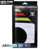 PRE ORDINE - ABYSTYLE STUDIO - One Piece Skull Luffy Flag 120 X 70 cm