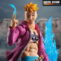 BANDAI - S.H. FIGUARTS One Piece Marco Marineford S.H.Figuarts