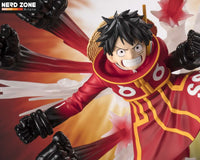 BANDAI - FIGUARTS ZERO One Piece Monkey D. Luffy Gum-Gum Hawk Gatling Extra Batt Figuarts Zero
