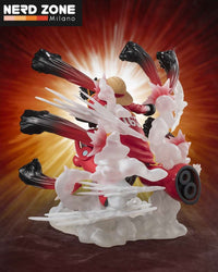 BANDAI - FIGUARTS ZERO One Piece Monkey D. Luffy Gum-Gum Hawk Gatling Extra Batt Figuarts Zero