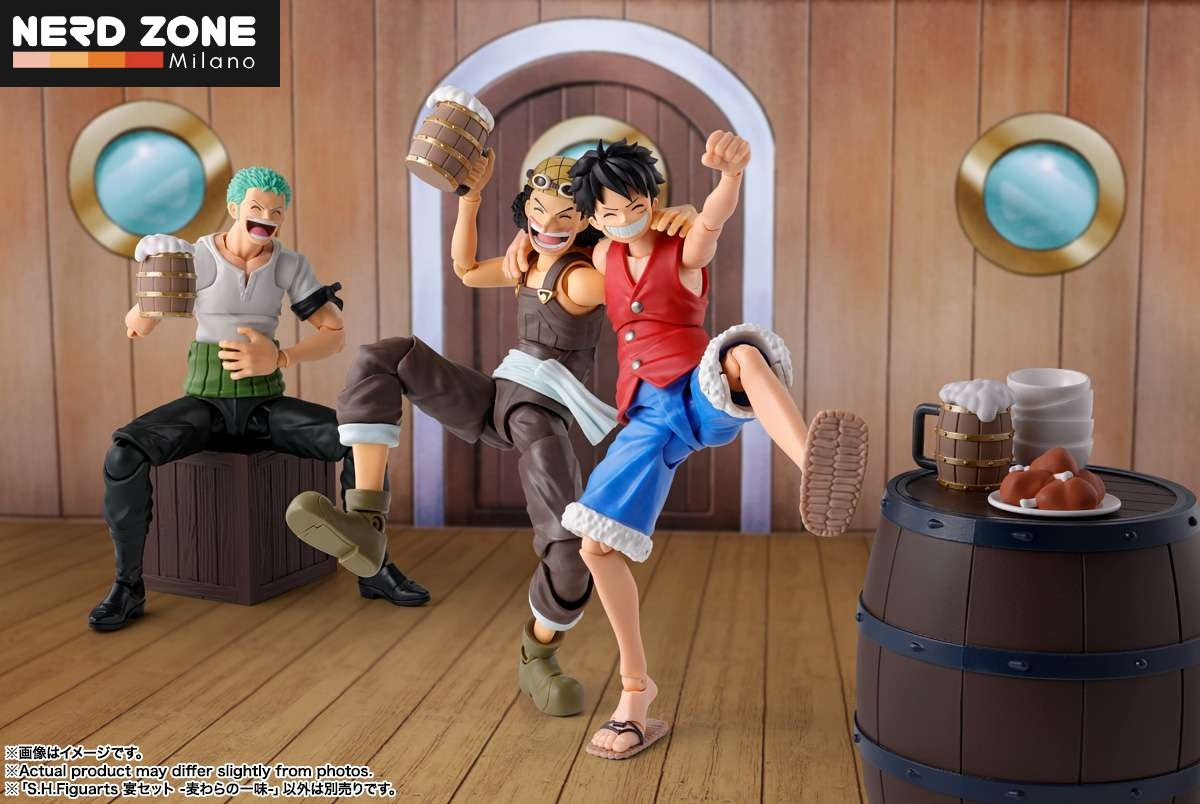 PRE ORDINE - BANDAI - S.H. FIGUARTS One Piece The Straw Hat Crew S.H.F Party Set
