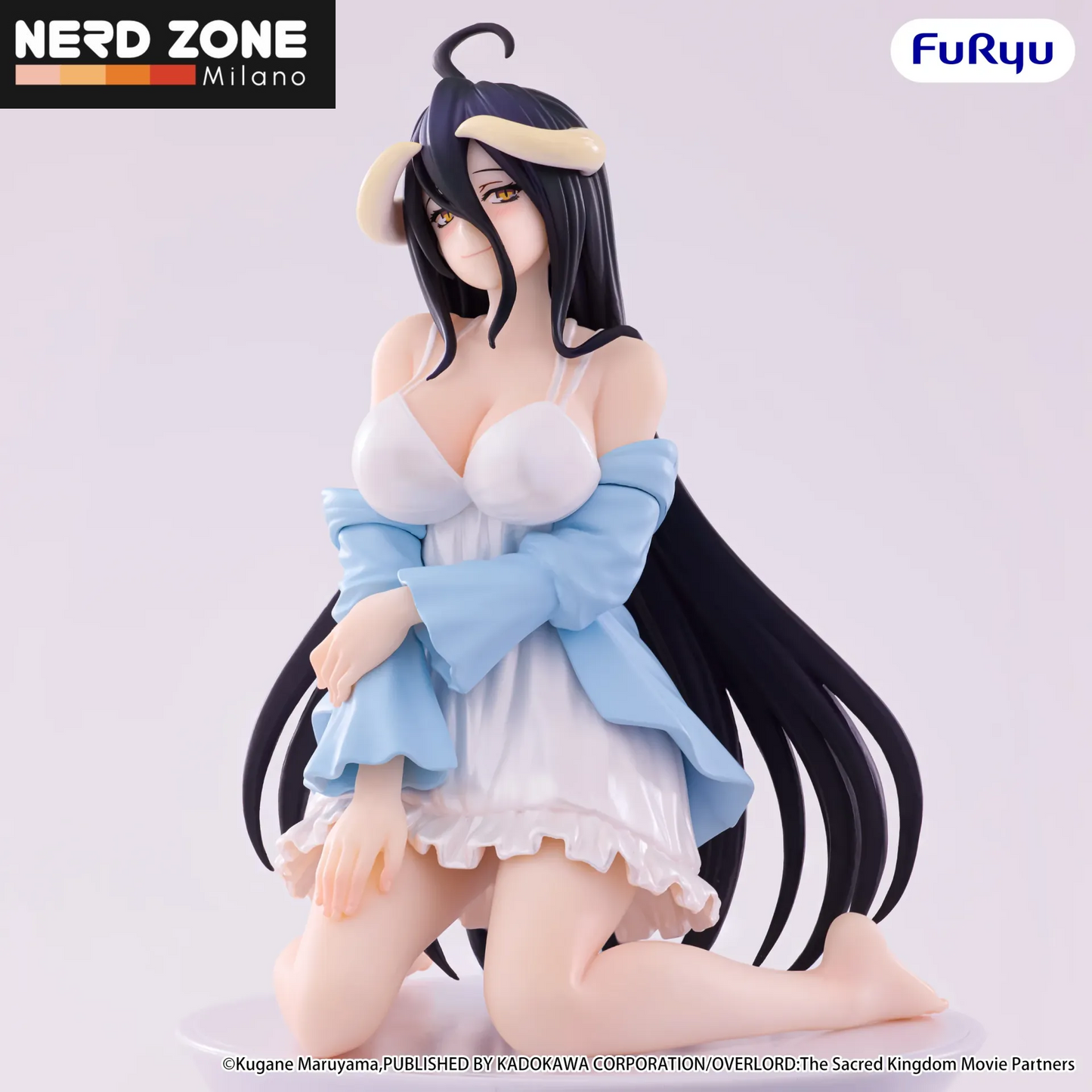 PRE ORDINE - FURYU - Overlord Albedo Loungewear Pearl White Noodle Stopper Figure