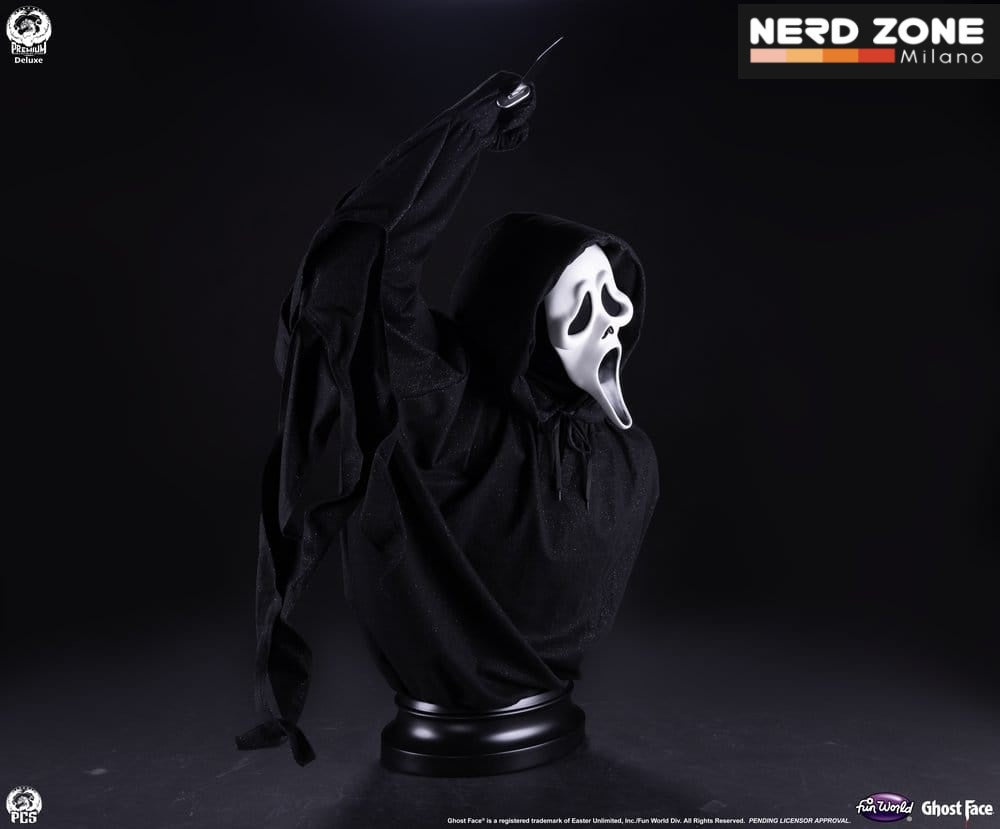PRE ORDINE - PCS (Premium Collectibles Studio) SCREAM - Ghost Face Life-Size Bust Deluxe Edition 94 cm