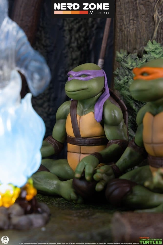 PRE ORDINE - PCS (Premium Collectibles Studio) Teenage Mutant Ninja Turtles (Movie Moments) Mini Scale Diorama Splinter's Spirit 36 cm