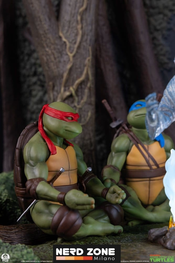 PRE ORDINE - PCS (Premium Collectibles Studio) Teenage Mutant Ninja Turtles (Movie Moments) Mini Scale Diorama Splinter's Spirit 36 cm