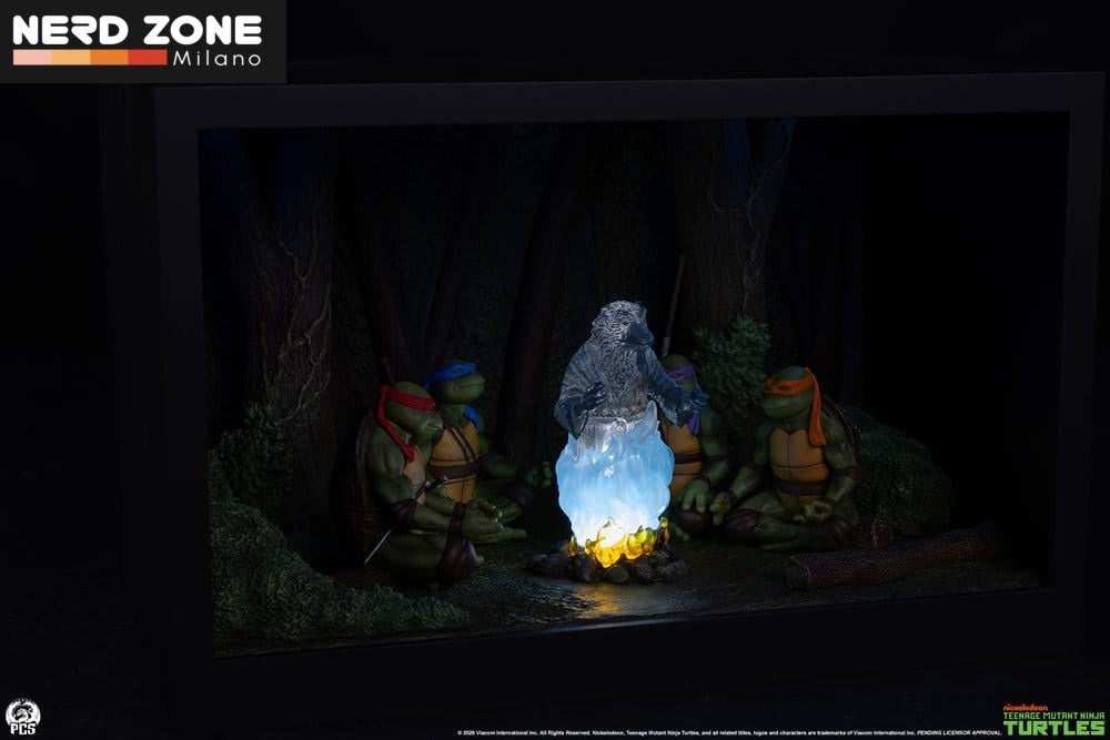 PRE ORDINE - PCS (Premium Collectibles Studio) Teenage Mutant Ninja Turtles (Movie Moments) Mini Scale Diorama Splinter's Spirit 36 cm