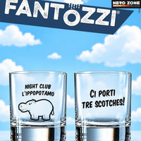PRE ORDINE INFINITE STATUE Fantozzi Ippopotamo Scotch Glass