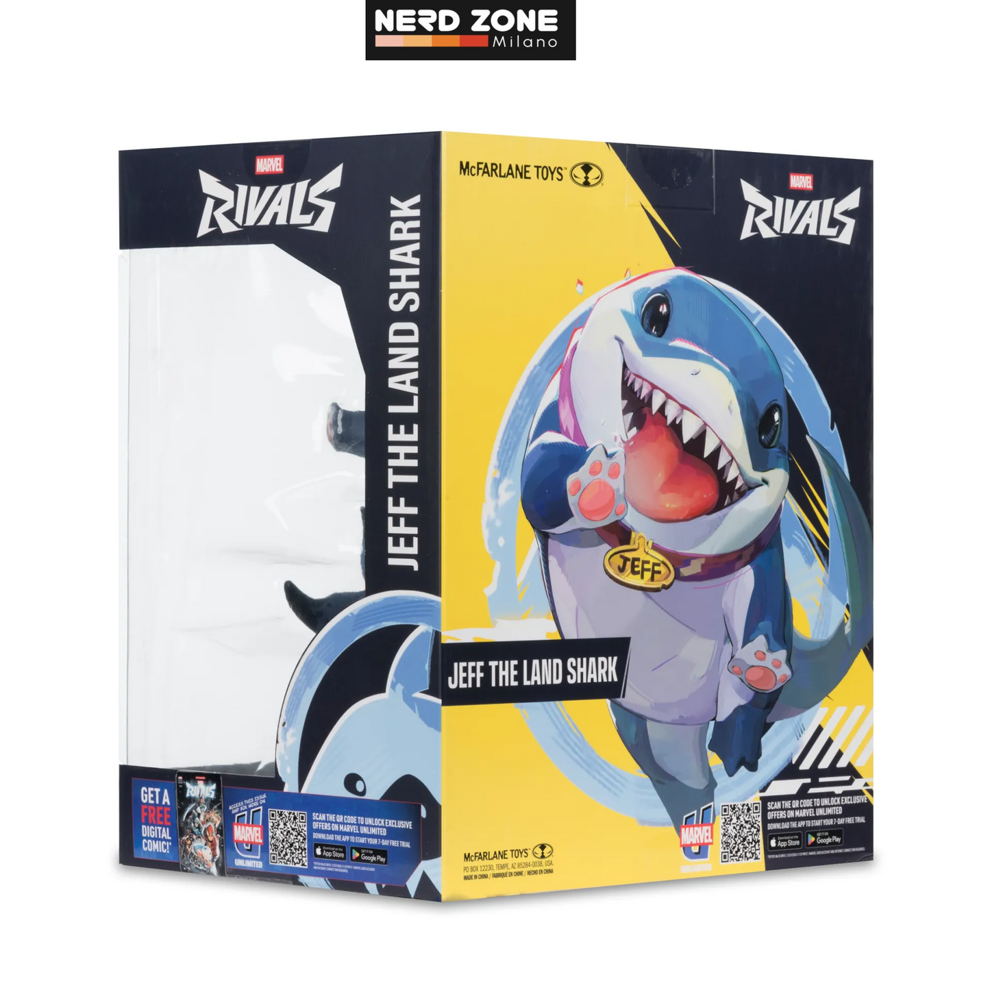 McFARLANE TOYS 2025 - Marvel Rivals Collection Gamerverse 1/10 Action Figure Jeff The Land Shark 20 cm