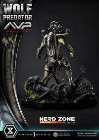 PRIME 1 STUDIO - Alien vs. Predator Real Elite Masterline Series Statue 1/3 Requiem Wolf Predator 95 cm