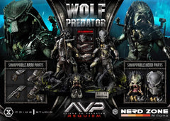 PRIME 1 STUDIO - Alien vs. Predator Real Elite Masterline Series Statue 1/3 Requiem Wolf Predator 95 cm