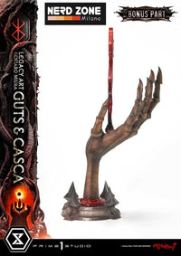 PRIME 1 STUDIO - Berserk Ultimate Legacy Art Kentaro Miura Statue 1/4 Guts &amp; Casca Bonus Version 72 cm