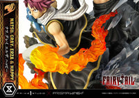 PRIME 1 STUDIO - Fairy Tail PVC Statue 1/6 Natsu, Gray, Erza, Happy DELUXE Version 57 cm