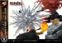 PRIME 1 STUDIO - Fairy Tail PVC Statue 1/6 Natsu, Gray, Erza, Happy DELUXE Version 57 cm