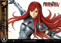 PRIME 1 STUDIO - Fairy Tail PVC Statue 1/6 Natsu, Gray, Erza, Happy DELUXE Version 57 cm