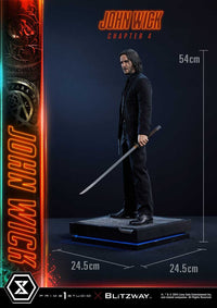 PRIME 1 STUDIO - John Wick Chapter 4 Ultimate Premium Masterline Series Statue 1/4 John Wick Deluxe Version 54 cm
