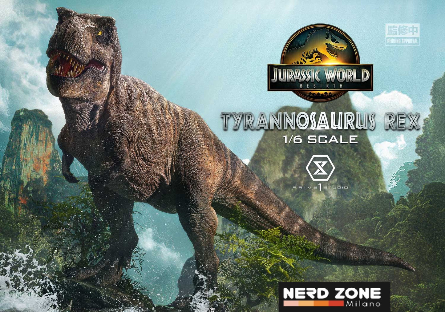 PRIME 1 STUDIO - Jurassic World Rebirth Legacy Museum Collection Statue 1/6 Tyrannosaurus Rex 94 cm