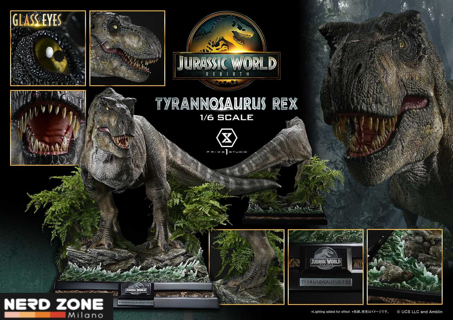 PRIME 1 STUDIO - Jurassic World Rebirth Legacy Museum Collection Statue 1/6 Tyrannosaurus Rex 94 cm
