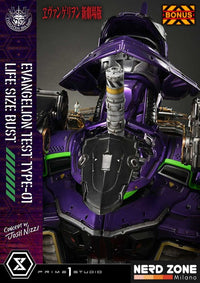 PRIME 1 STUDIO - Neon Genesis Evangelion Life Size Bust 1/1 Test Type-01 (Concept by Josh Nizzi) Bonus Ver. 86 cm