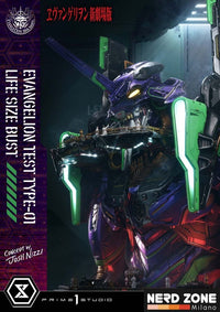 PRIME 1 STUDIO - Neon Genesis Evangelion Life Size Bust 1/1 Test Type-01 (Concept by Josh Nizzi) Bonus Ver. 86 cm