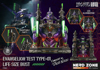 PRIME 1 STUDIO - Neon Genesis Evangelion Life Size Bust 1/1 Test Type-01 (Concept by Josh Nizzi) Bonus Ver. 86 cm