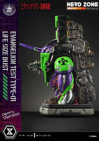 PRIME 1 STUDIO - Neon Genesis Evangelion Life Size Bust 1/1 Test Type-01 (Concept by Josh Nizzi) Bonus Ver. 86 cm