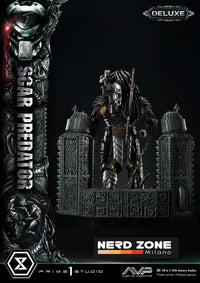 PRIME 1 STUDIO - The Alien vs. Predator Museum Masterline Series Statue 1/3 Scar Predator Deluxe Version 93 cm
