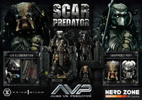 PRIME 1 STUDIO - The Alien vs. Predator Museum Masterline Series Statue 1/3 Scar Predator Deluxe Version 93 cm