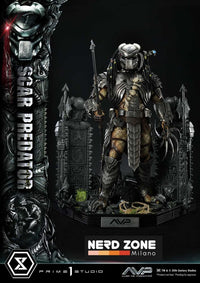 PRIME 1 STUDIO - The Alien vs. Predator Museum Masterline Series Statue 1/3 Scar Predator Deluxe Version 93 cm