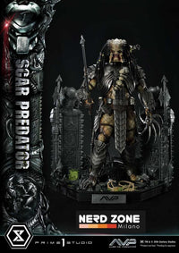 PRIME 1 STUDIO - The Alien vs. Predator Museum Masterline Series Statue 1/3 Scar Predator Deluxe Version 93 cm