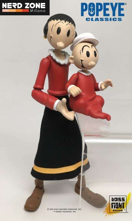 BOSS FIGHT STUDIO - Popeye Wave 1 SET di 4 Action Figure