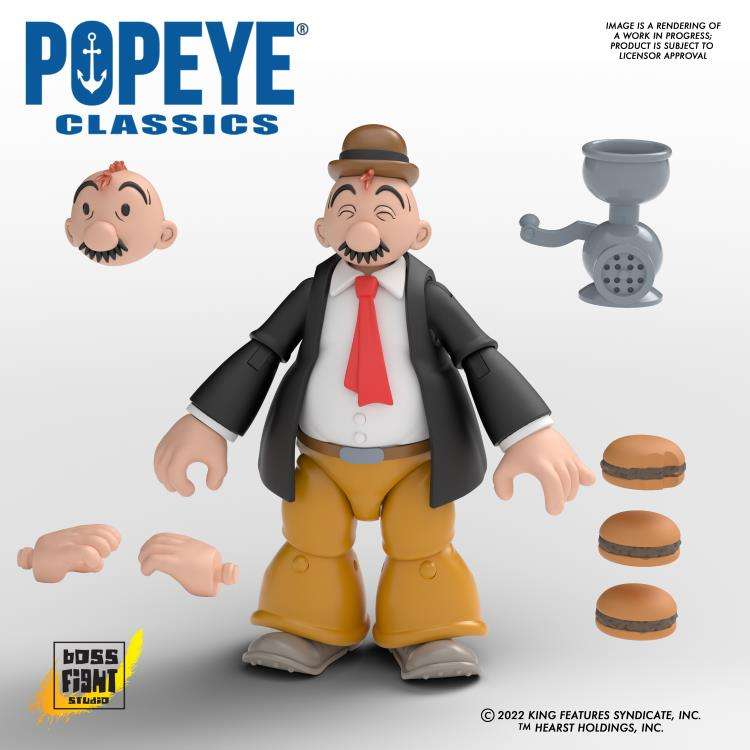 BOSS FIGHT STUDIO - Popeye Wave 2 SET di 4 Action Figure