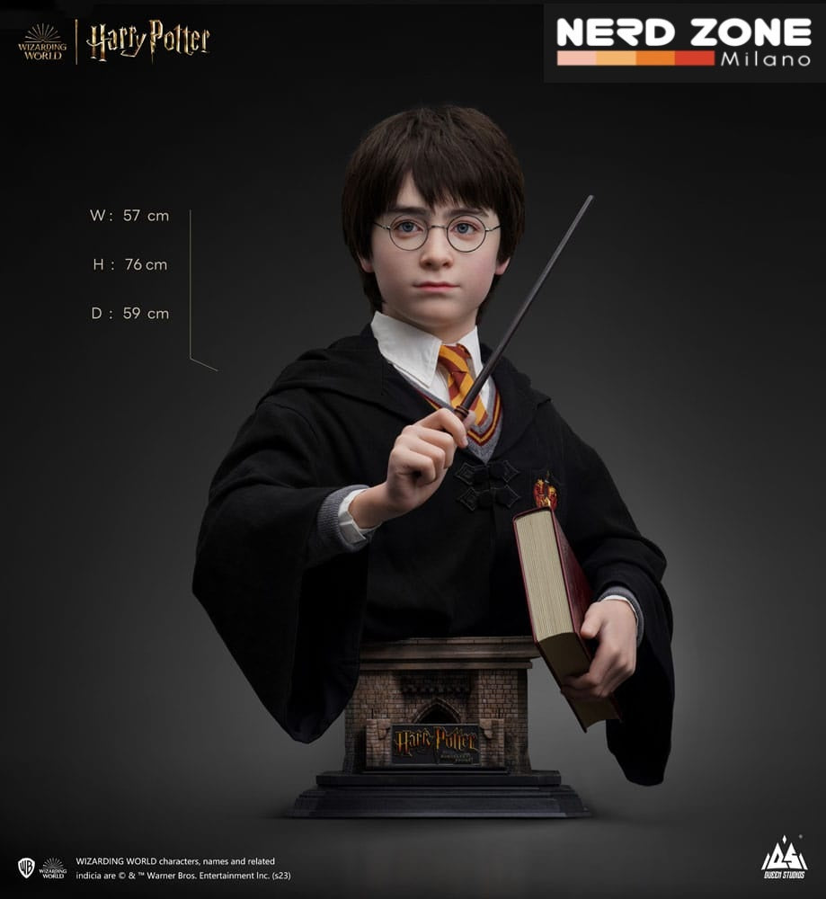 QUEEN STUDIOS - Harry Potter Bust 1/1 Harry 76 cm