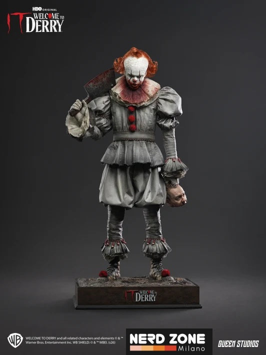 PRE ORDINE QUEEN STUDIOS - IT: Welcome to Derry Season 1 - Pennywise 1/3 Scale Statue PREMIUM VERSION