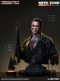 QUEEN STUDIOS - T-800 Battle Damaged (Mechanical) Life-Size Bust