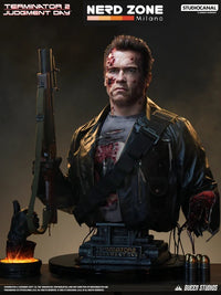 QUEEN STUDIOS - T-800 Battle Damaged (Mechanical) Life-Size Bust