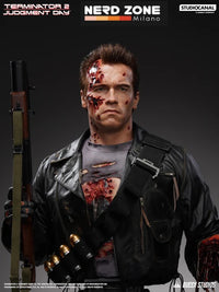 QUEEN STUDIOS - T-800 Battle Damaged (Mechanical) Life-Size Bust