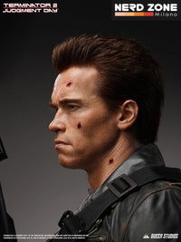 QUEEN STUDIOS - T-800 Battle Damaged (Mechanical) Life-Size Bust