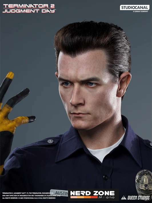 QUEEN STUDIOS - Terminator 2 t-1000 Life-Size Bust