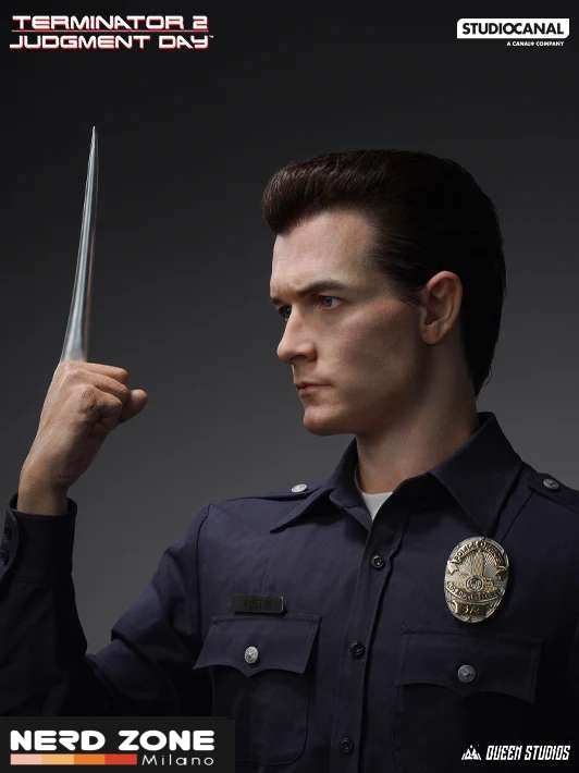 QUEEN STUDIOS - Terminator 2 t-1000 Life-Size Bust
