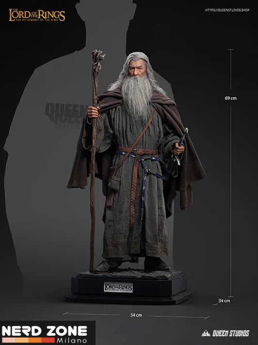 PRE ORDINE - QUEEN STUDIOS - The Lord of the Rings: The Fellowship of the Ring - Gandalf 1/3 Scale Statue