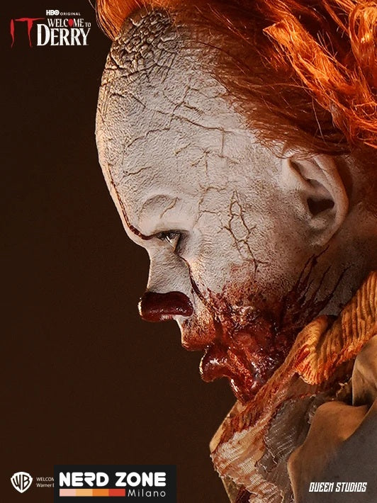 PRE ORDINE QUEEN STUDIOS - IT: Welcome to Derry Season 1 - Pennywise 1/3 Scale Statue PREMIUM VERSION