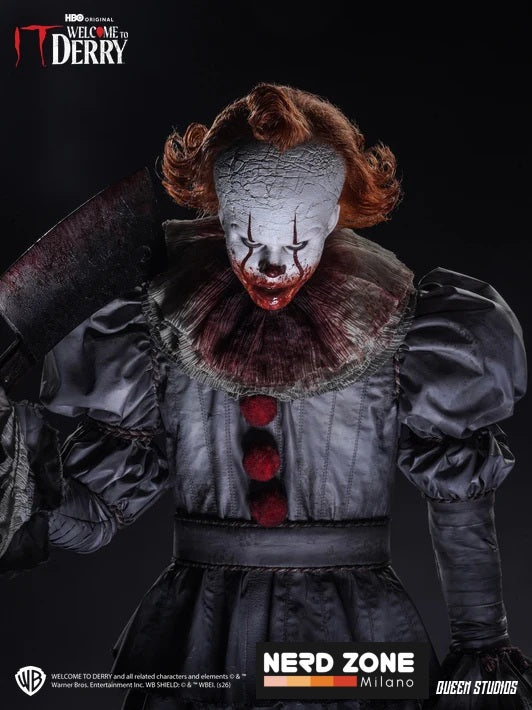PRE ORDINE QUEEN STUDIOS - IT: Welcome to Derry Season 1 - Pennywise 1/3 Scale Statue PREMIUM VERSION