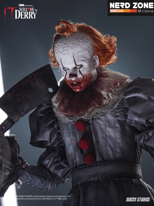 PRE ORDINE QUEEN STUDIOS - IT: Welcome to Derry Season 1 - Pennywise 1/3 Scale Statue PREMIUM VERSION