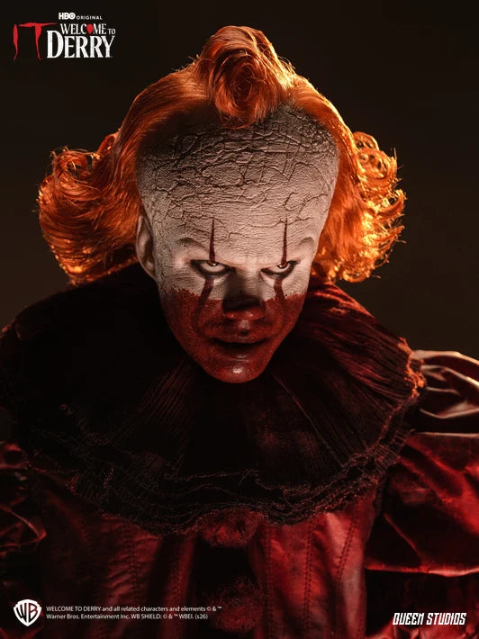 PRE ORDINE QUEEN STUDIOS - IT: Welcome to Derry Season 1 - Pennywise 1/3 Scale Statue PREMIUM VERSION