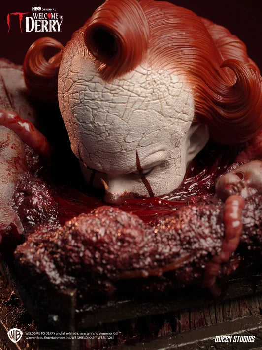 PRE ORDINE QUEEN STUDIOS - IT: Welcome to Derry Season 1 - Pennywise 1/3 Scale Statue PREMIUM VERSION