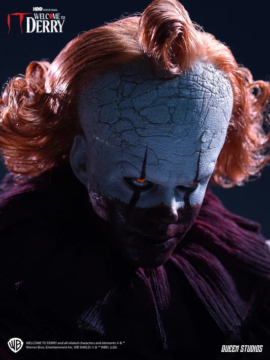 PRE ORDINE QUEEN STUDIOS - IT: Welcome to Derry Season 1 - Pennywise 1/3 Scale Statue PREMIUM VERSION