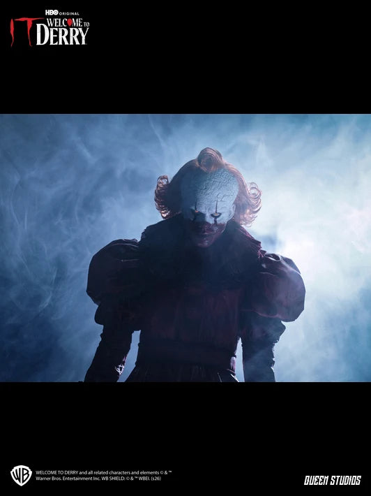 PRE ORDINE QUEEN STUDIOS - IT: Welcome to Derry Season 1 - Pennywise 1/3 Scale Statue PREMIUM VERSION
