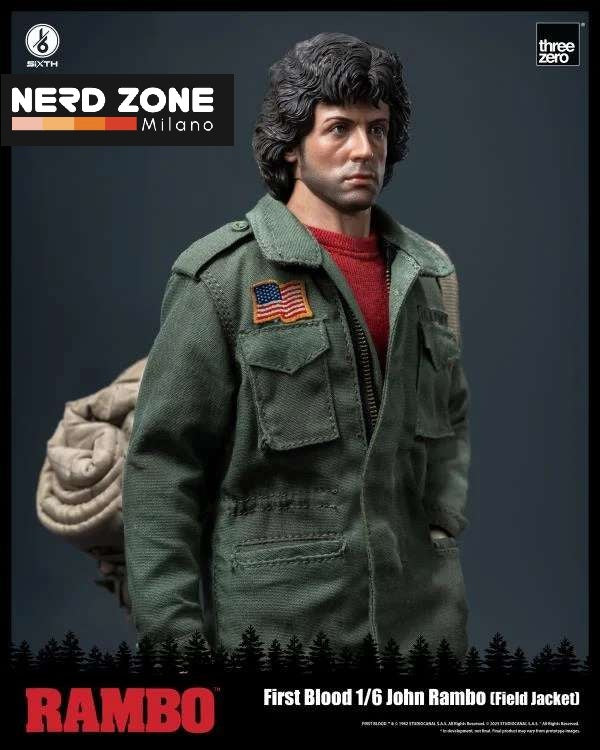 THREEZERO - Rambo First Blood John Rambo Field Jacket 1/6 Figure – NERD ...