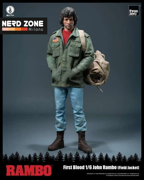 THREEZERO - Rambo First Blood John Rambo Field Jacket 1/6 Figure